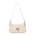 Borsa a tracolla retrò in vera pelle da donna, elegante borsa crema per lavoro quotidiano. - 26*5,5*14 cm / Bianco avorio