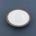 Nordic ceramic pasta plate retro soup dish western table flatware tableware 1pc - 10-Inch Quicksand Straw Hat Plates / Sesame Gold
