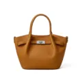 Elegante borsa a mano in pelle da donna classica borsa a tracolla alla moda nuova - Superiore 27 Base 20 * 11 * 20.5 / Marrone Dorato
