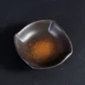 Plat de sauce en céramique de style japonais, assiette de soja carrée pour la maison. - Coupelle à sauce 3 pouces - Jaune