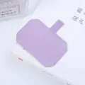 Toppa in tessuto viola per cordino telefono linguetta accessorio per custodia cellulare - Viola