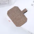 Toppa per cordino per cellulare in tessuto marrone resistente universale per custodia - Color Caffè