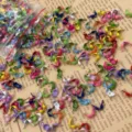 Embouts de cordon en métal coloré pour fabrication de bijoux DIY et accessoires en gros. - Multicolore