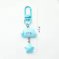 Porte-clés nuage étoile bleu pendentif sac dessin animé accessoire cadeau mignon 8cm - Nuage Bleu