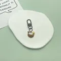 Cute coconut cocktail keychain pendant, stylish bag charm accessory for daily use. - Coconut