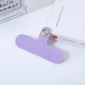 Lengüeta de parche para cordón de teléfono móvil morada, fijación de tela duradera. - Púrpura