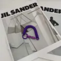 Porte-clés à ressort hélicoïdal violet et pendentif de sac pour accessoire quotidien. - Violet foncé