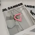 Porte-clés à ressort hélicoïdal rose dragonne charme de sac et accessoire déco anti-perte quotidien. - Rose