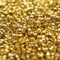 2mm Perles à écraser Plaqué Or Vrac DIY Fabrication de Bijoux Accessoires Artisanat - 3mm / Or