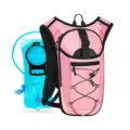 Roze fietsdrinkrugzak met waterblaas voor buiten wandelen en hardloopsportactiviteiten. - Roze