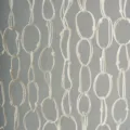 Handmade woven paper rope door curtain detail, modern minimalist interior divider hanging. - Width 90cm * Length 200cm / White Circle Style