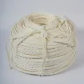 Natuurlijk gevlochten papierkoord voor knutselen, huisdecoratie en huisdieraccessoires. - Hard Papier Drieslag Vlecht / Wit