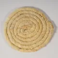 Handgemaakte natuurlijke stro geweven mat ronde maistouw onderzetter boho kamer decor - Maïstouw Geweven / 11cm