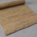Natural woven plant fiber floor mat, durable grass mat for indoor home and spa room decor. - 80cm*180cm