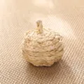 Handmade straw woven pumpkin craft rustic autumn harvest tabletop decoration home ornament - Beige Pumpkin Balls