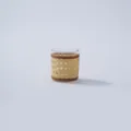 Handmade rattan woven glass vase retro wicker hydroponic bottle desktop ornament - Style 3