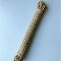 Handmade woven raffia 3-strand braided vintage DIY craft decorative rope material. - 15m 3-4mm Seagrass Rope 100g