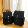 Schwarzer Damen Freizeit Rucksack groesse Kapazitaet Reise Schultasche Laptop Sport Tasche - Klein / Schwarz