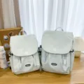 Hellblaue lässige Damen-Rucksack, modische große Kapazität Reise-Schultasche Daypack. - Klein / Grau