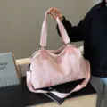 Rosa große Kapazität Reise Sporttasche wasserdichte Fitness Umhängetasche für Damen im Alltag - Rosa