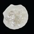 Χάντρες φύλλου ABS με περλέ 18x31mm DIY κρεμαστό για βραχιόλι κατασκευή κοσμημάτων craft. - Ζαχαρί