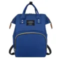 Blauer großer Windelrucksack multifunktional Reise Mutter Baby Tasche stilvoll. - Dunkelblau