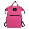 Sac à Dos à Langer Rose Grande Capacité Multifonctionnel Voyage Maman Sac Pour Bébé - Rose rouge