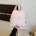 Minimalistischer, farbenfroher Multifunktions-Pendler-Rucksack fuer modische Alltagstouren - Rosa