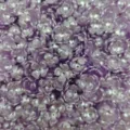 Caissettes de perles en forme de fleurs à quatre pétales pour bijoux et artisanat DIY. - 12mm / Violet