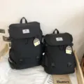 Freizeit schwarzer Rucksack Paar Stil leicht Outdoor Reise Tagesrucksack mit Fächern - S / Schwarz