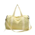Grand sac de voyage jaune léger sac de sport fitness yoga fourre-tout pour femmes et hommes - Jaune