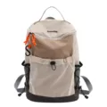 Koreaanse stijl multifunctionele outdoor reizen mesh trekkoord rugzak voor volwassenen - L / Khaki