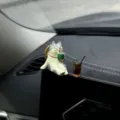 Cute cat coffee cup car dashboard ornament, miniature resin interior decor accessory sku item. - Tea-Drinking Cat (Includes Traceless Adhesive)
