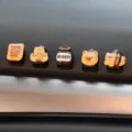Leuke cartoon beer auto haken, zelfklevende dashboard haken, mini interieur accessoires. - Honingpot Berenkop (5-Delige Set) / 5-delige set / Transparant