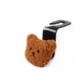 Leuke cartoon beer auto hoofdsteun haak creatieve pluche autostoel rugleuning haak. - Beer Autohaak / Bruin