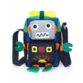 Bella Borsa a Tracolla Tela Robot Carino Cartoon Messenger per Bambini e Ragazze - Stile 3
