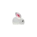 Cute glowing rabbit car ornament, luminous resin cute bunny interior decoration accessory - Small Rabbit / S / Luminous White