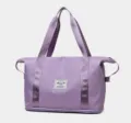 Grand sac de voyage violet impermeable de grande capacite sac a main de sport fitness - Violet