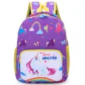 Kids purple unicorn backpack cute cartoon school bag for toddler girls daily use lightweight - Purple Unicorn