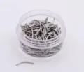 Stainless steel body piercing jewelry curved barbell bulk wholesale detail view for ear and tragus - Curved Barbell / 50 Pieces/Pack (1.2x6mm)