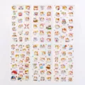 Close up detail of cute cartoon cat stickers with various expressions and phrases for DIY crafts. - Happy Cat - No. S39