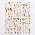 Cute cartoon sticker sheets for journaling, scrapbooking, and DIY diary decoration. - Korean Girl - No. 060