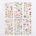 Close-up detail of cute cartoon stickers for journal DIY decoration and scrapbooking. - Happy Family - No. 050