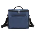 Donkerblauwe draagbare geïsoleerde lunchtas, oxford stoffen koeltas met handige schouderriem. - TG29 Marineblauw 10L