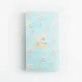 Cartoon photo card holder book storage for Kpop photocards business cards cute blue album - Blue
