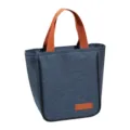Insulated lunch bag for women men, waterproof oxford cloth thermal cooler tote bag for work school picnic. - Tote Insulated Bag / Navy Blue
