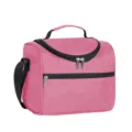 Roze geïsoleerde lunchtas koeltas dubbellaags oxford doek thermische voedselcontainer - Rozerood