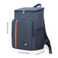 Insulated picnic backpack with large capacity, waterproof cooler bag for outdoor travel blue - TH09 Cooler Backpack / 42x29x19cm / Navy Blue