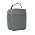 Grijze gesoleerde lunchtas voor heren en dames, grote herbruikbare koeltas voor bento doos. - Grijs