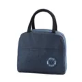 Waterdichte kationische geïsoleerde lunchtas met handvat, thermische bento tas voor werk. - 300D Marineblauw Beer